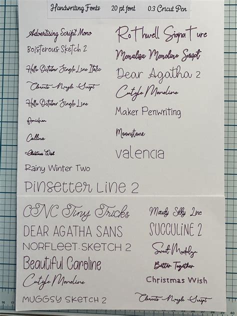 Unlock the Secrets of Single Line Writing with Cricut Fonts!