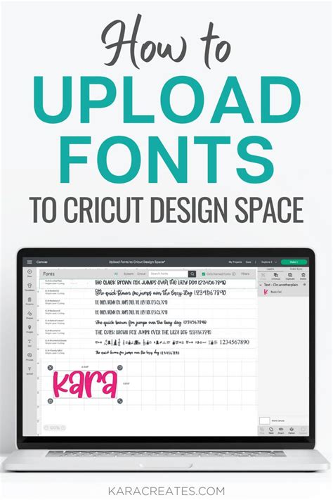 Unlock the Secrets of Using Fonts in Cricut Design Space!