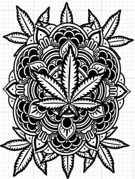 Unlock the Secrets of Weed Mandala Svg: Create Your Own Mandala Design Today!
