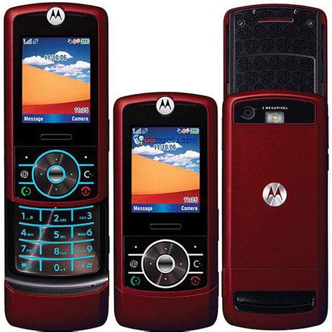 Unlocked GSM Cell Phone Motorola Z3 Rizr Red