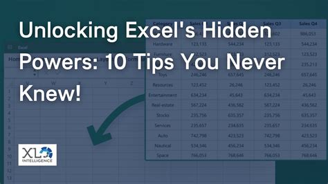 Unlocking Excel's Hidden Efficiency