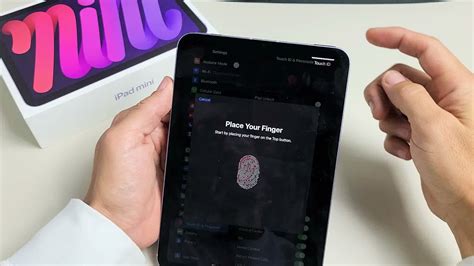 Unlocking an iPad with Touch ID or Face ID
