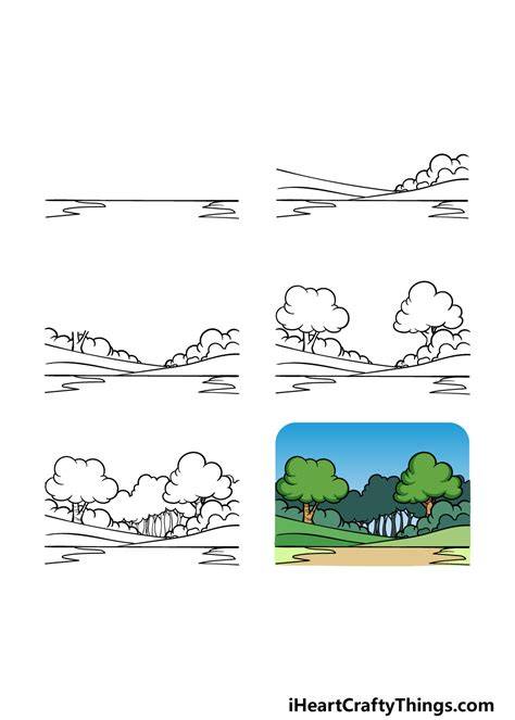 Unlocking the Wonders of Easy Landscape Line Drawing Tutorials