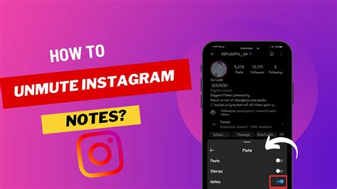 Unmute Instagram Notes