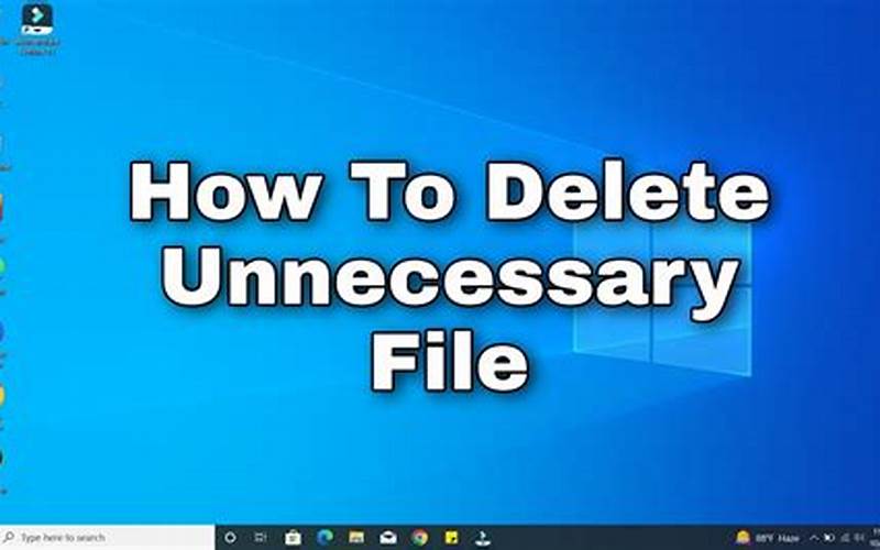 Unnecessary Files Windows