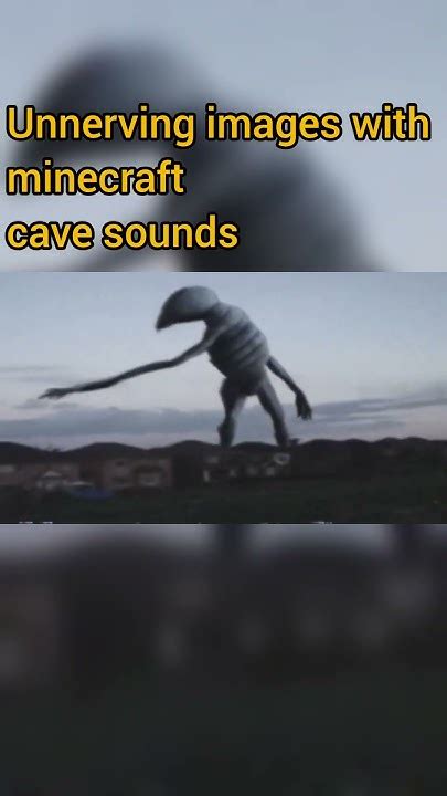 Unnerving Images With Minecraft Cave Noises