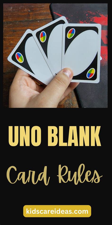 Uno Blank Card Rules
