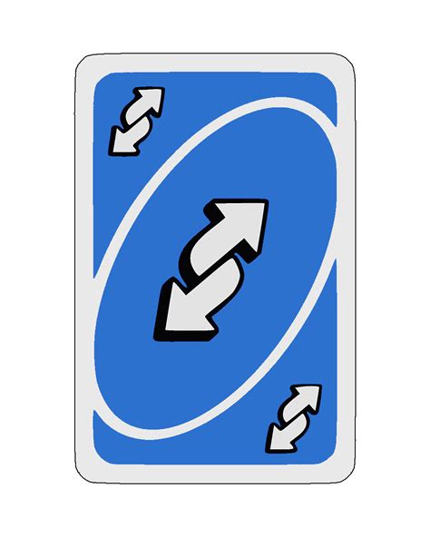Uno Blue Card Reverse