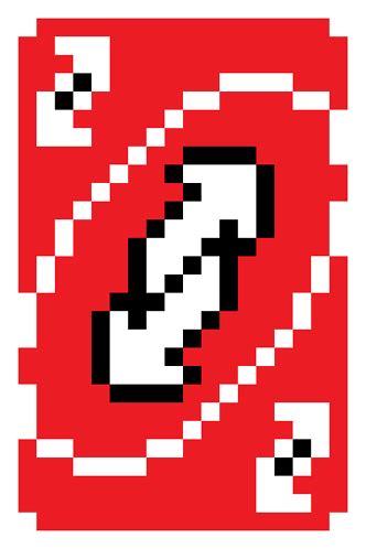 Uno Reverse Card Pixelated