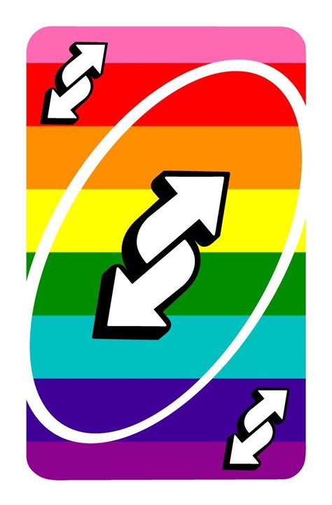 Uno Reverse Card Rainbow