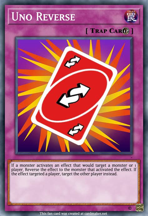 Uno Reverse Card Text Art