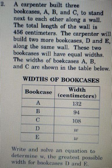 Unpacking the Challenge: When A Carpenter Built Three Bookcases