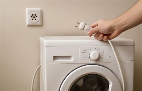 Unplug the Washer