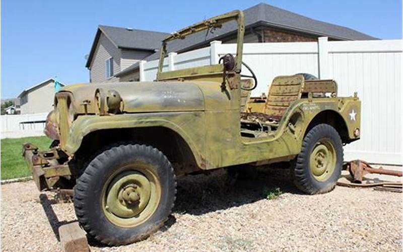Unrestored Willys Jeep For Sale