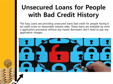 Unsecured Loans Poor Credit History