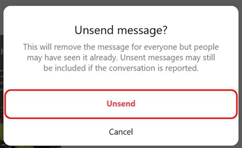 Unsend Messages on Instagram on the Web