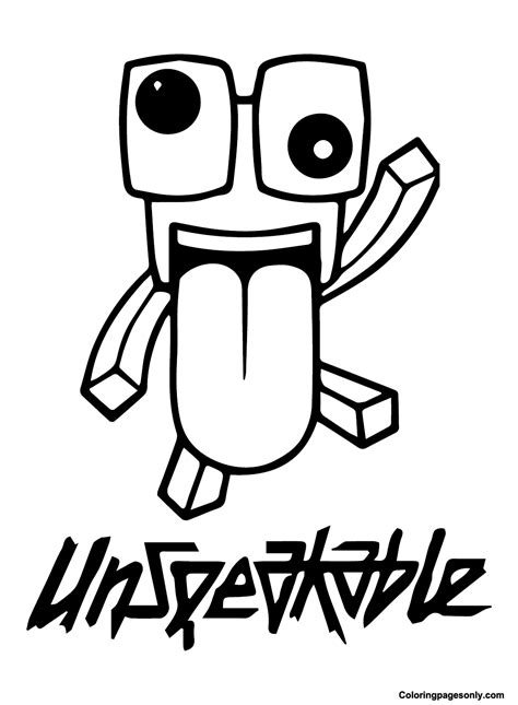 Unspeakable Coloring Pages