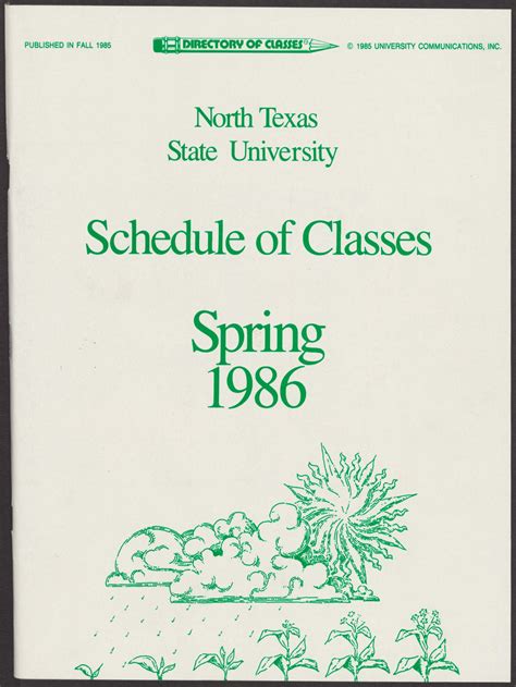 Unt Spring 2024 Schedule Of Classes