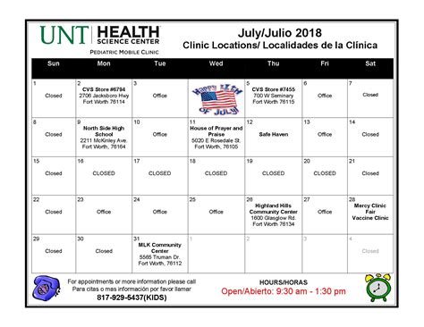 Unthsc Academic Calendar