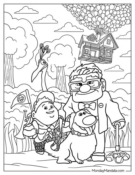 Up Coloring Pages