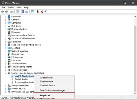 Update, Reinstall, or Roll Back Audio Drivers