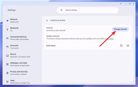 Update Chrome OS to Beta or Dev Channel