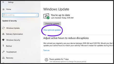 Update Driver via Windows Update