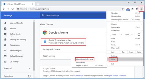 Update Google Chrome on PC