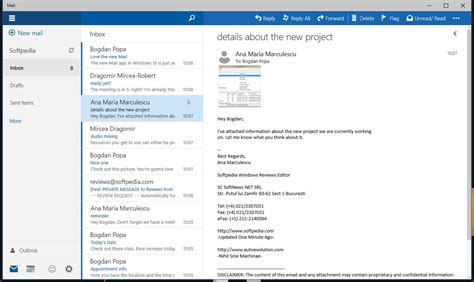 Update Mail App