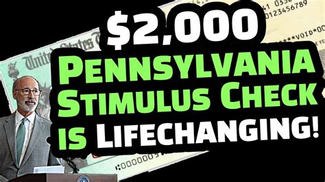 Update On Pa Stimulus Check