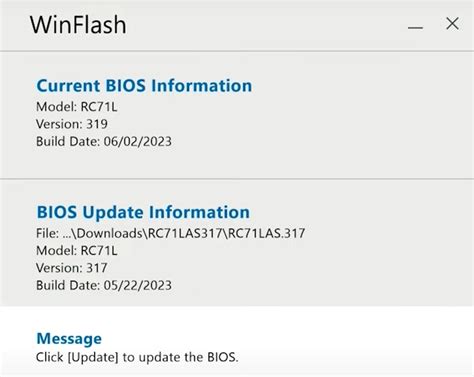 Update or Roll Back Your BIOS