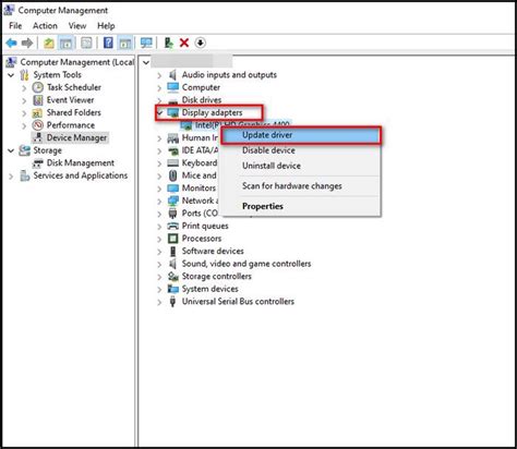 Update the Display Driver