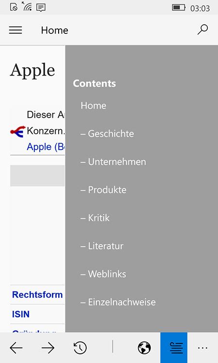 Update to Wikipedia app for Windows 10