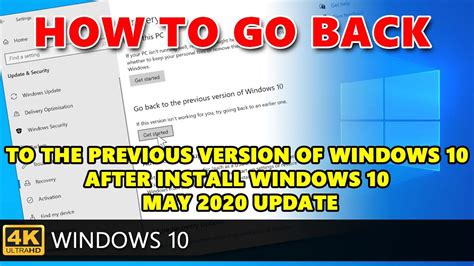 Update to the Latest Windows (or Go Back)