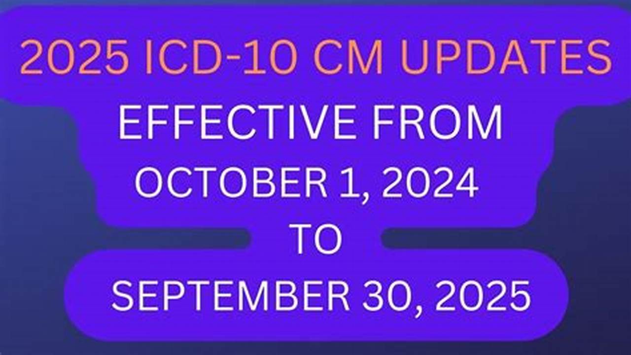 Updated Icd 10 Codes For 2025