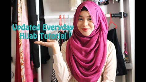 Updated Everyday Hijab Tutorial YouTube