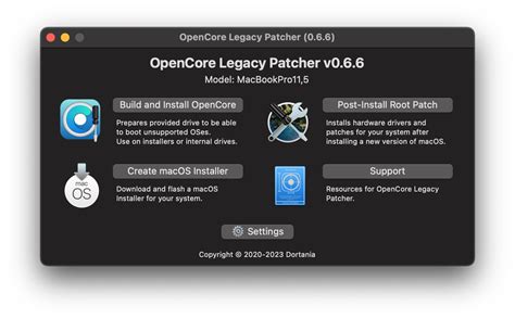 Updating OpenCore Legacy Patcher