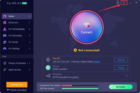 Upgrade to iTop VPN VIP