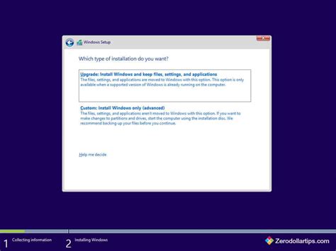 Upgrading an Existing Windows 10 Installation