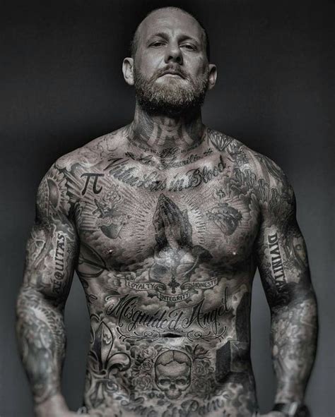 60 Geometric Chest Tattoos For Men Upper Body Design Ideas