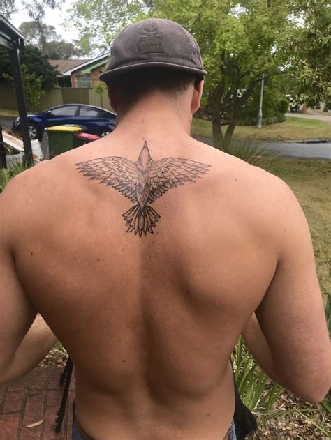 Upper Back Tattoo For Guys