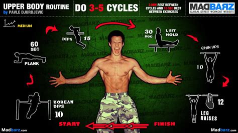 Upper Body Street Workout Routine