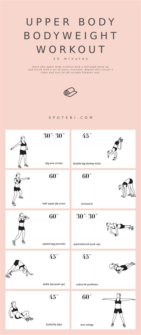 Upper Bodyweight Workout