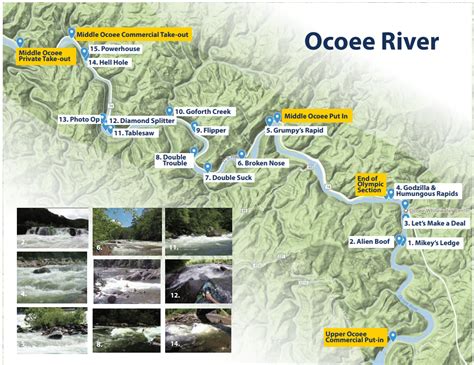 Upper Ocoee River rapids