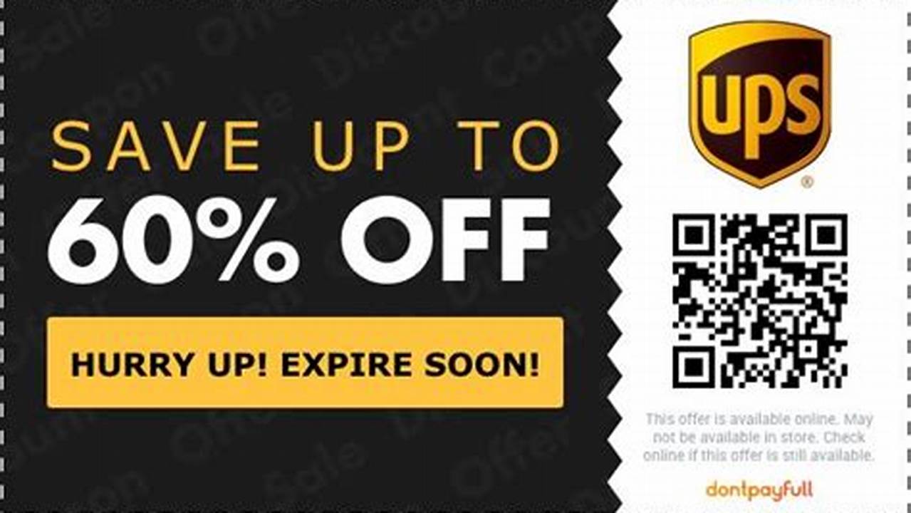 Ups Promo Code October 2024