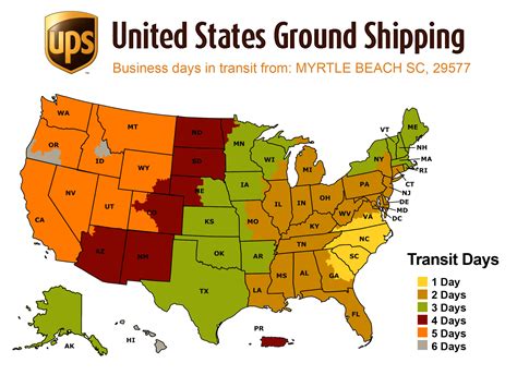 Ups Zone Map By Zip Code