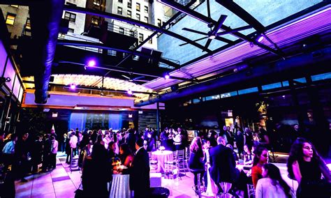 Urban rooftop ballroom