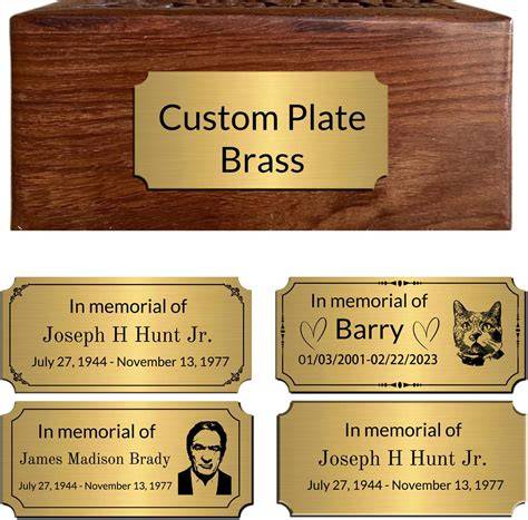 Urn Engraved Plates