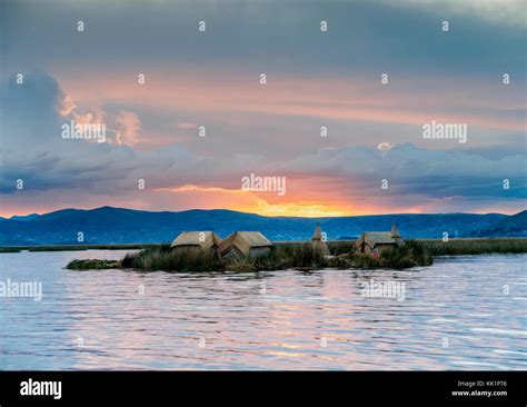 Uros Floating Islands Sunset