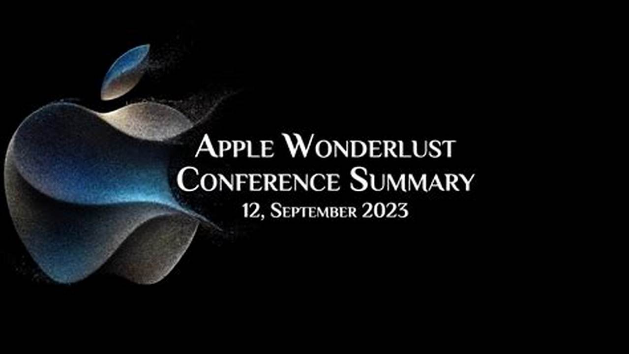 Us Apple Conference 2024 Dates